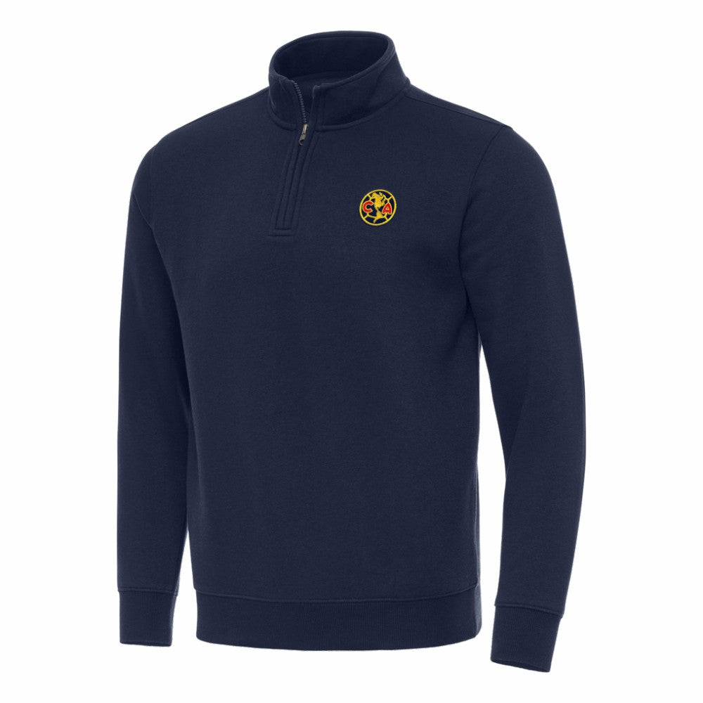 Club America Antigua Landslide Quarter-Zip Pullover -  Navy