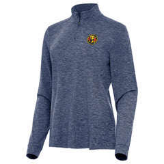 Club America Antigua Women's Master Quarter-Zip Pullover -  Heather Navy