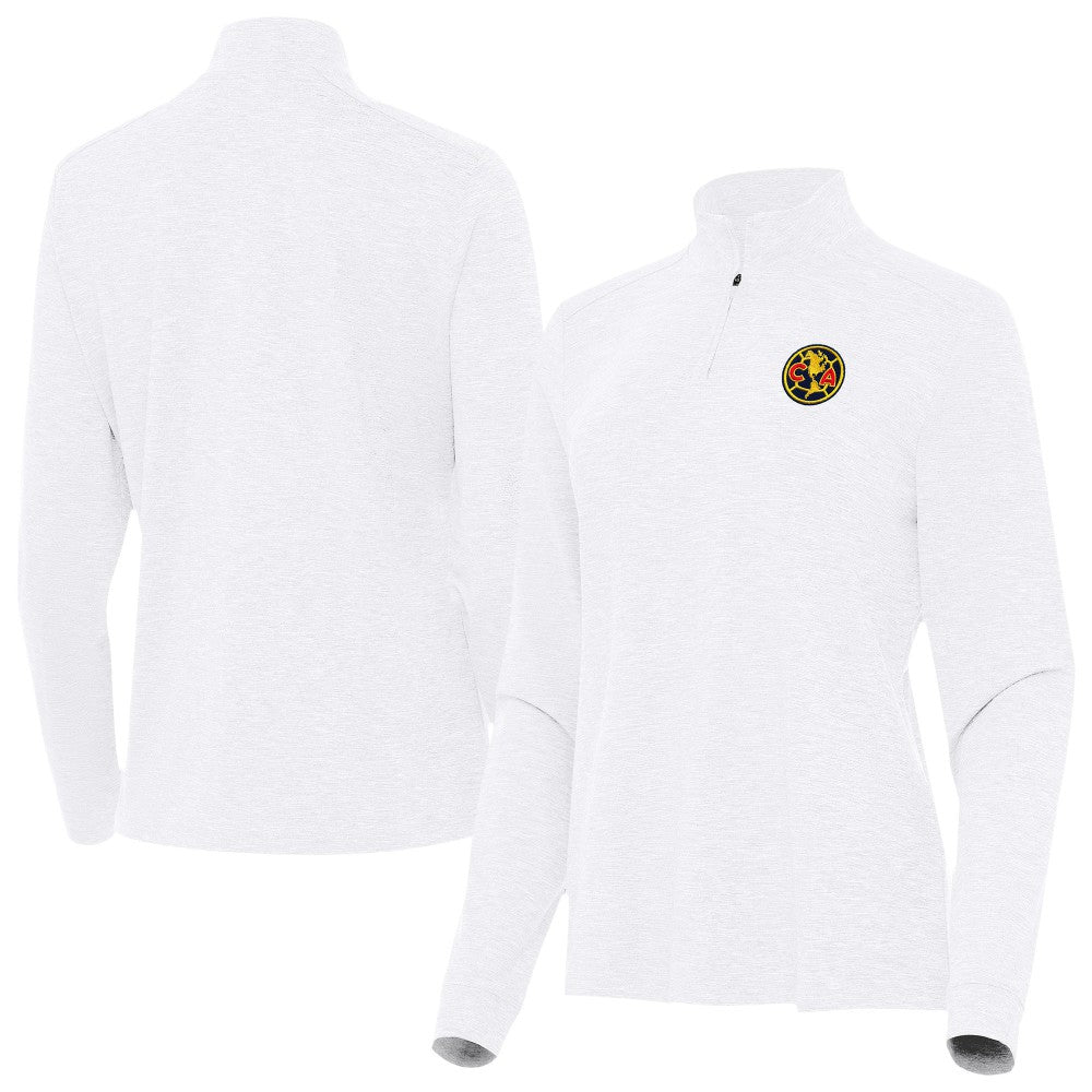 Club America Antigua Women's Master Quarter-Zip Pullover -  White