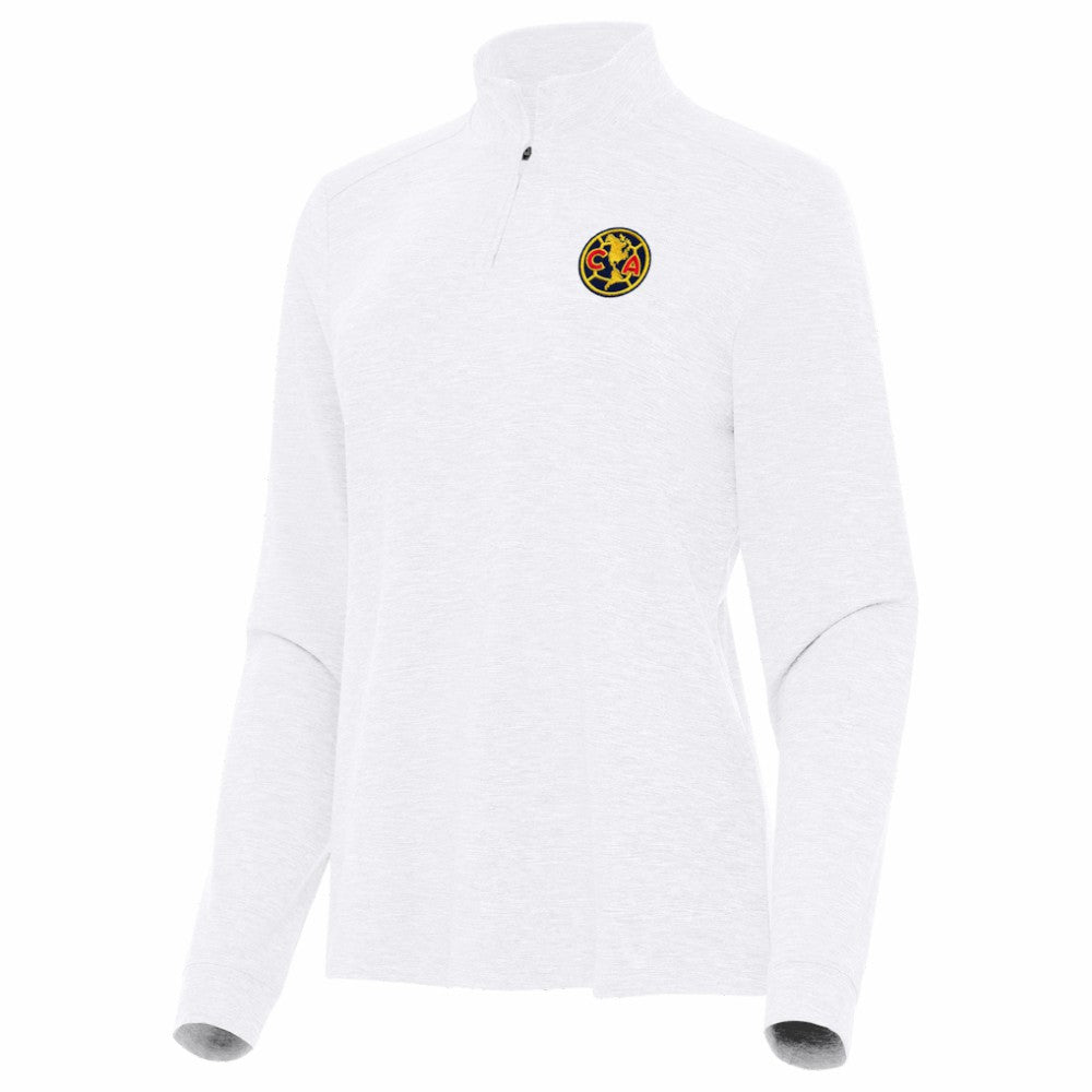 Club America Antigua Women's Master Quarter-Zip Pullover -  White