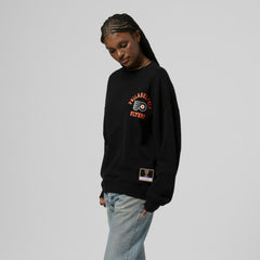 NHL Black Philadelphia Flyers Mitchell & Ness Women's Vintage Crewneck Sweatshirt