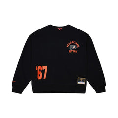 NHL Black Philadelphia Flyers Mitchell & Ness Women's Vintage Crewneck Sweatshirt