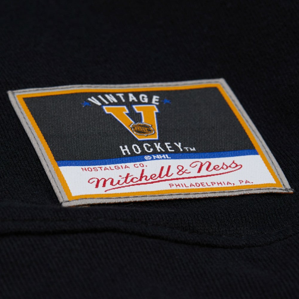 NHL Black Philadelphia Flyers Mitchell & Ness Women's Vintage Crewneck Sweatshirt