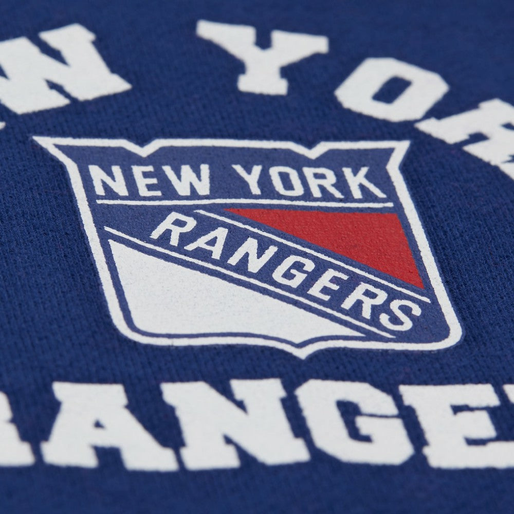 NHL Blue New York Rangers Mitchell & Ness Women's Vintage Crewneck Sweatshirt