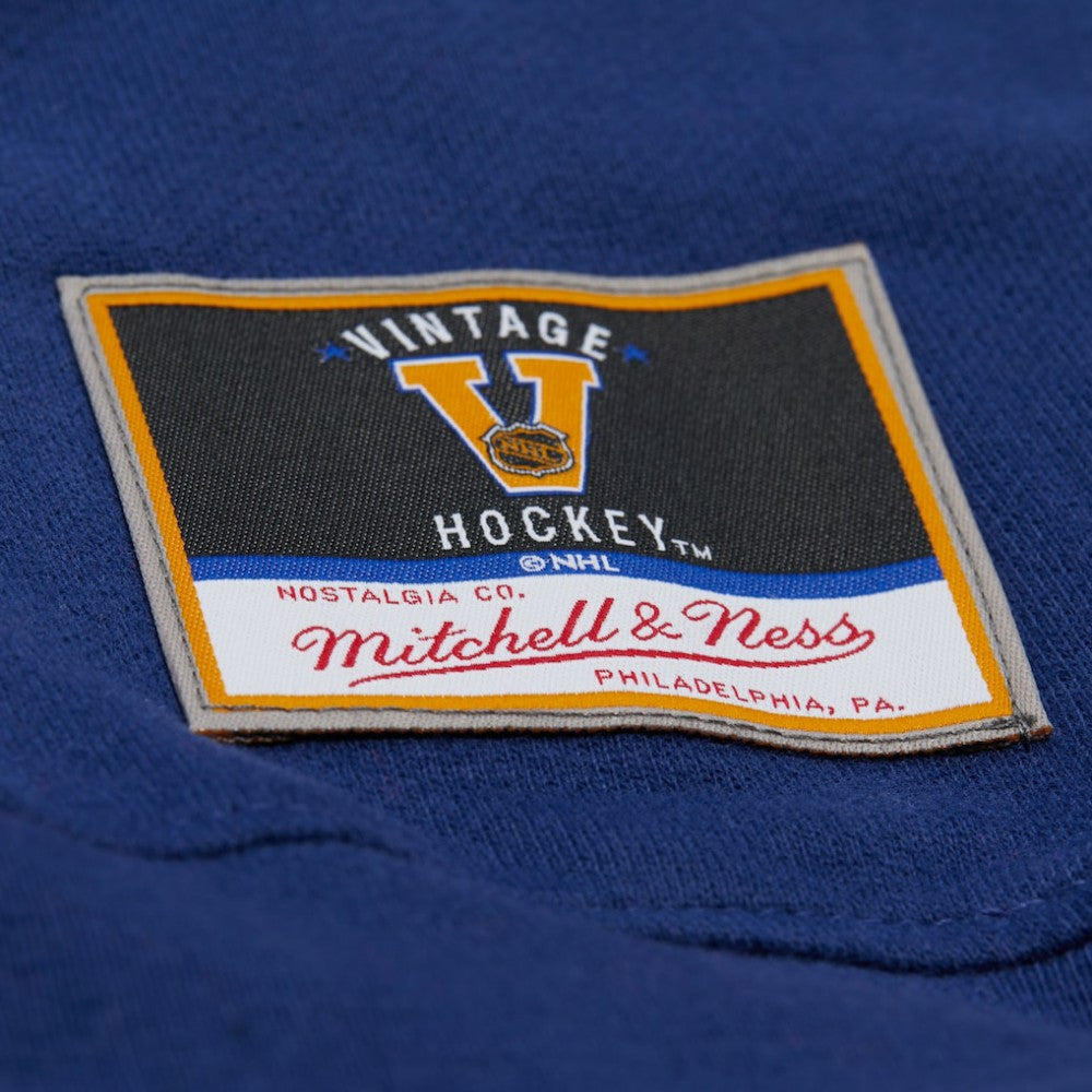 NHL Blue New York Rangers Mitchell & Ness Women's Vintage Crewneck Sweatshirt