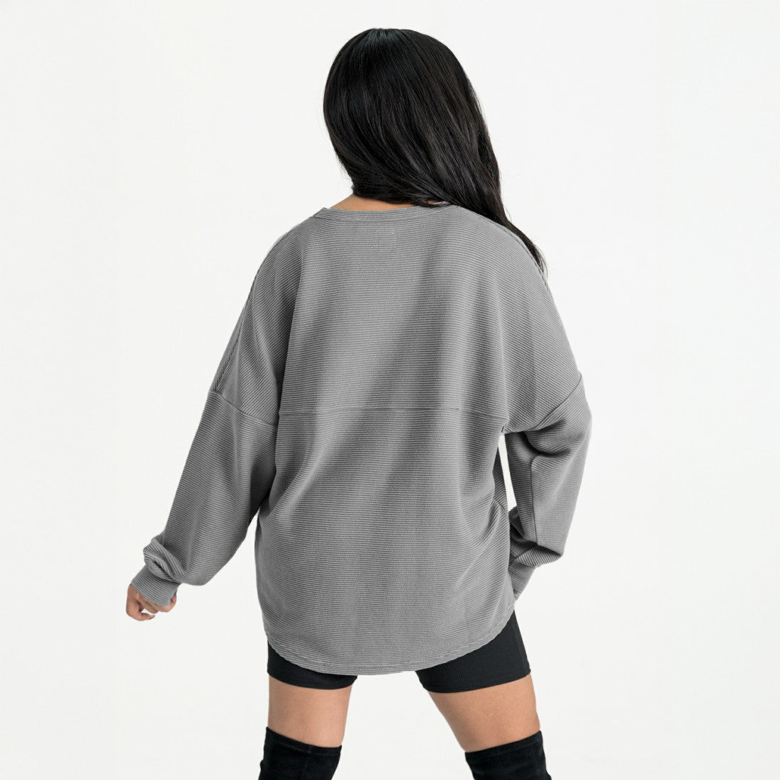 Gameday Couture Women's Oversized Pure Motion Corded Sweatshirt - Tampa Bay Buccaneers