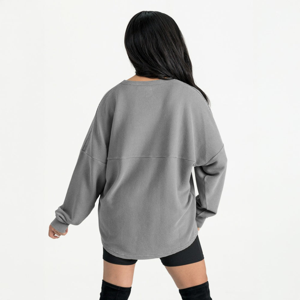 Gameday Couture Women's Oversized Sweet Victory Corded Sweatshirt - Tampa Bay Buccaneers