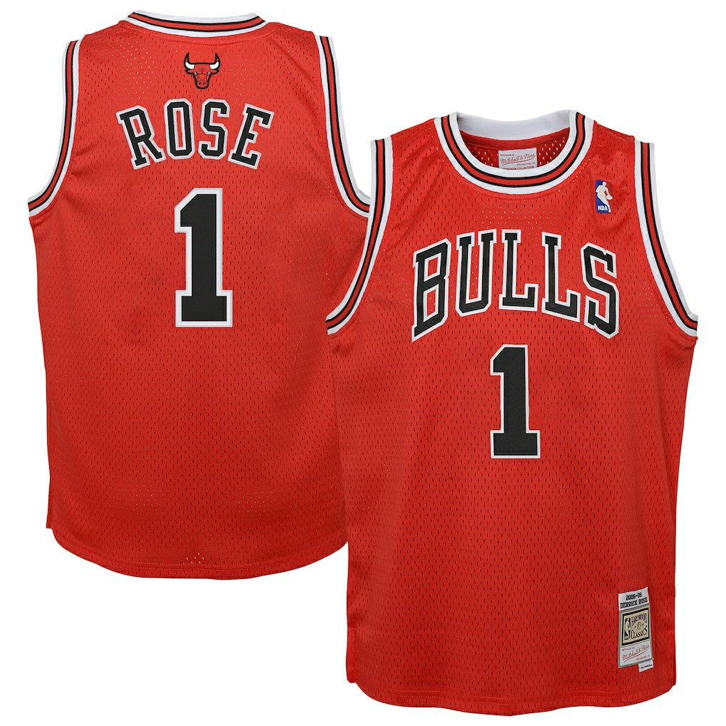 NBA Derrick Rose Chicago Bulls Youth 2008/09 Hardwood Classics Swingman Jersey sale