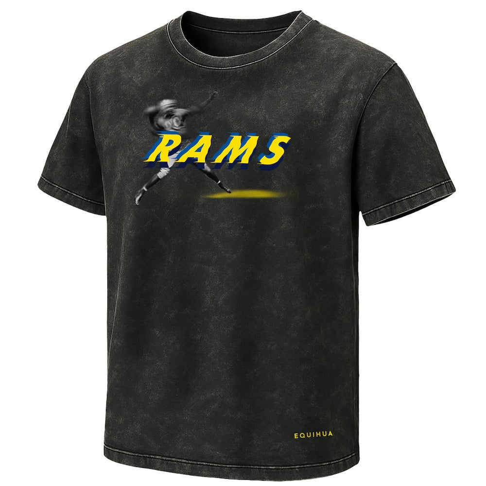 EQUIHUA Retro T-Shirt - Los Angeles Rams