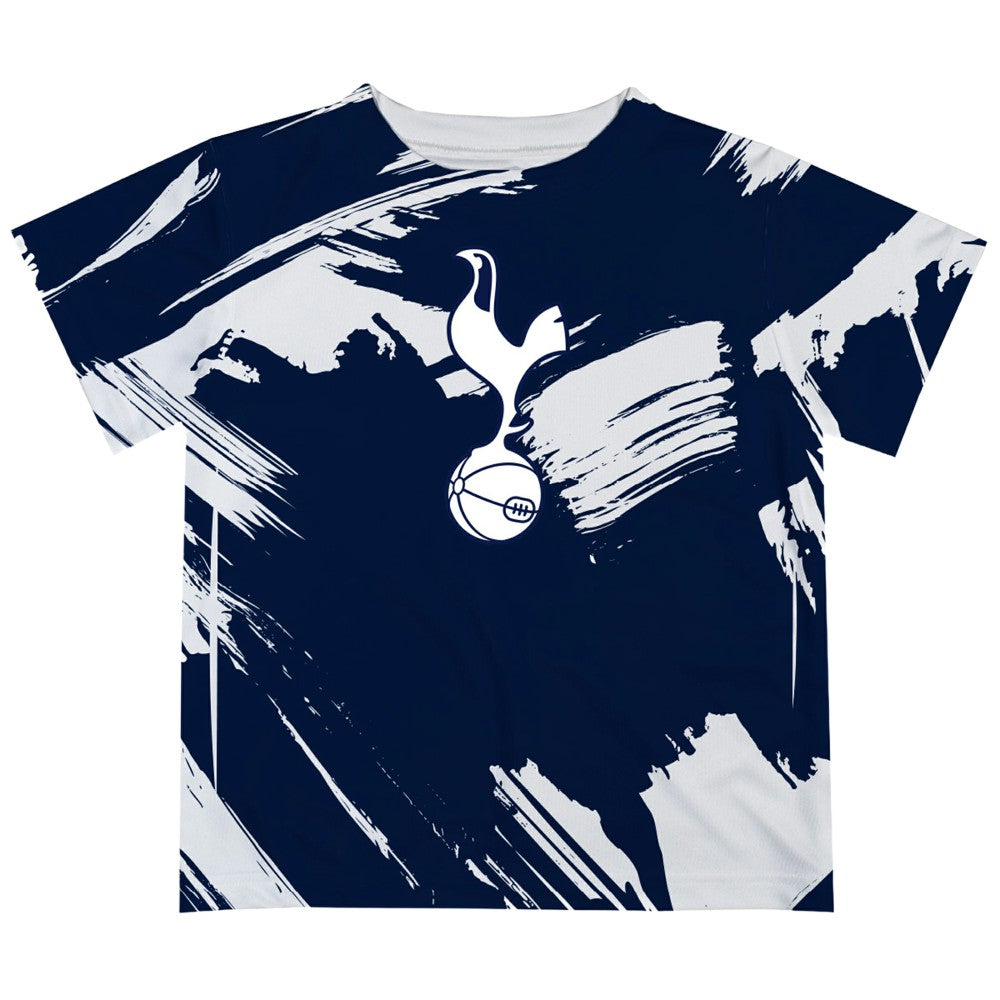 Tottenham Hotspur Vive La Fete Youth Paint Brush T-Shirt -  Navy