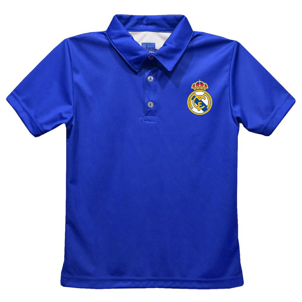 Real Madrid Vive La Fete Youth Solid Polo -  Royal