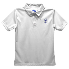 France National Team Vive La Fete Youth Solid Polo -  White