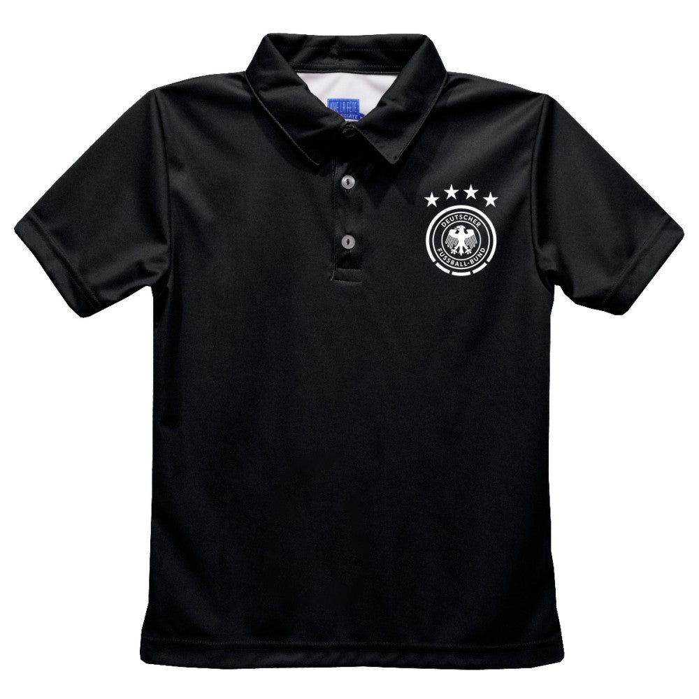 Germany National Team Vive La Fete Youth Solid Polo -  Black