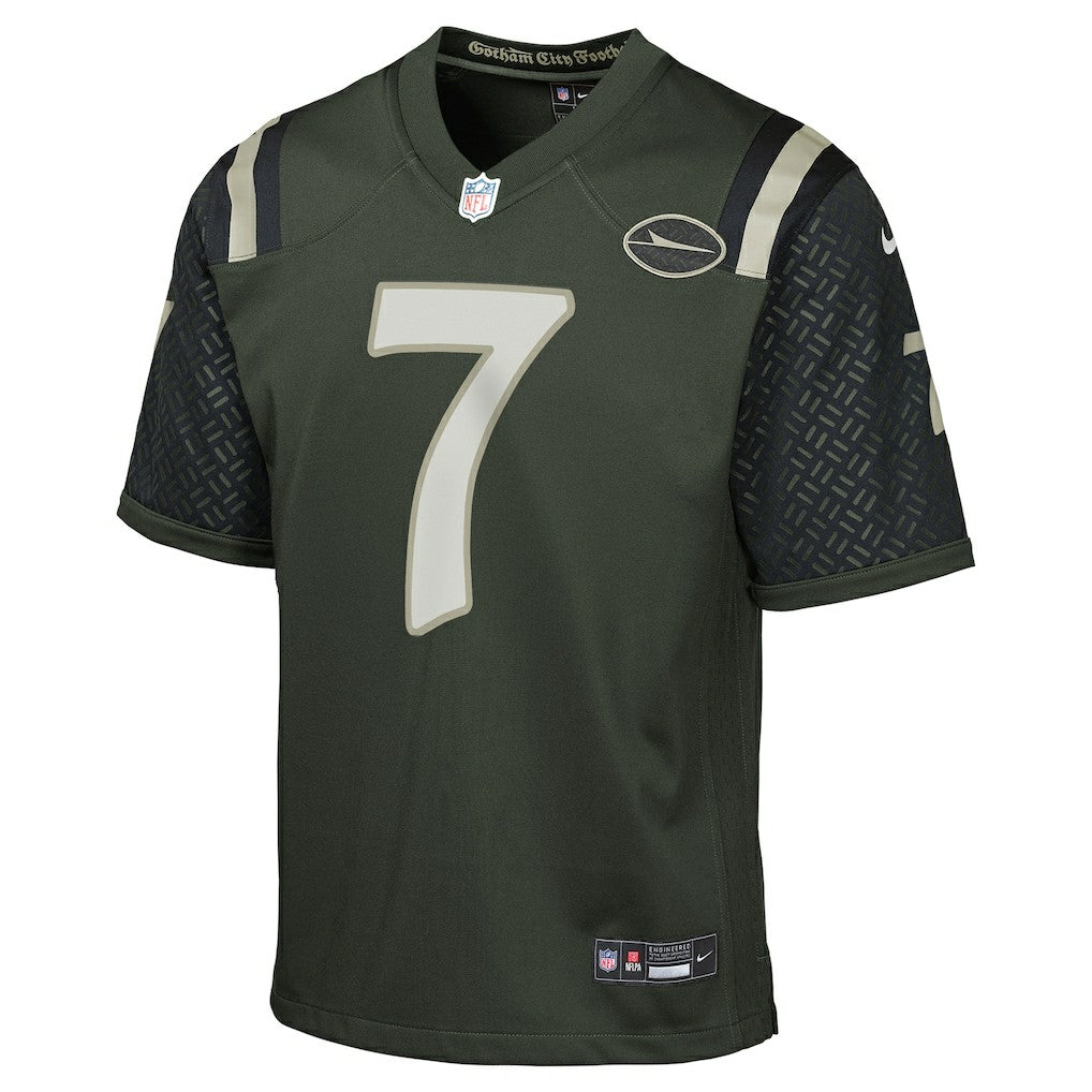 Justin Fields  Youth 2025 Rivalries Collection Game Jersey - New York Jets