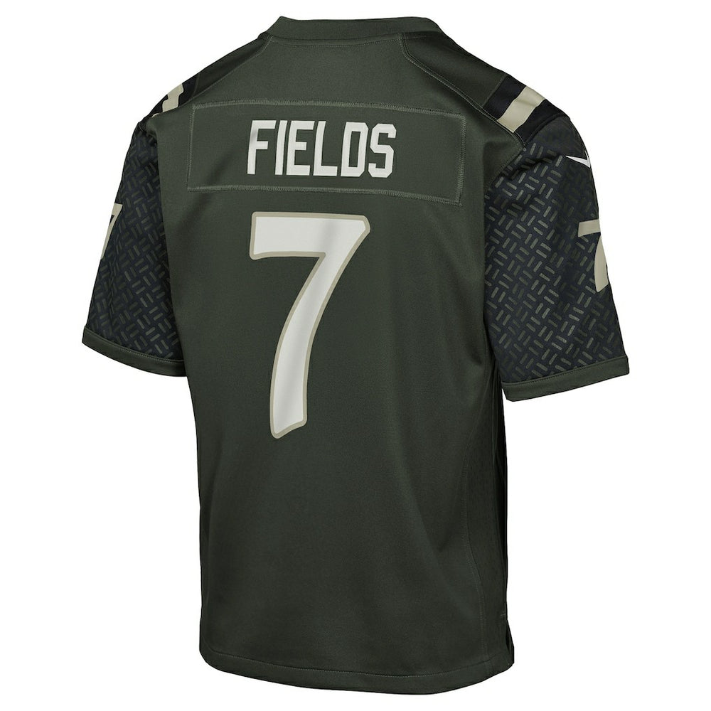 Justin Fields  Youth 2025 Rivalries Collection Game Jersey - New York Jets
