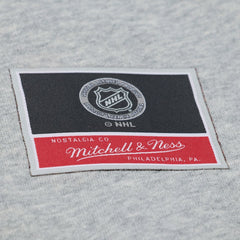 NHL Heather Gray Columbus Blue Jackets Mitchell & Ness Women's Hockey Night Sweatshirt