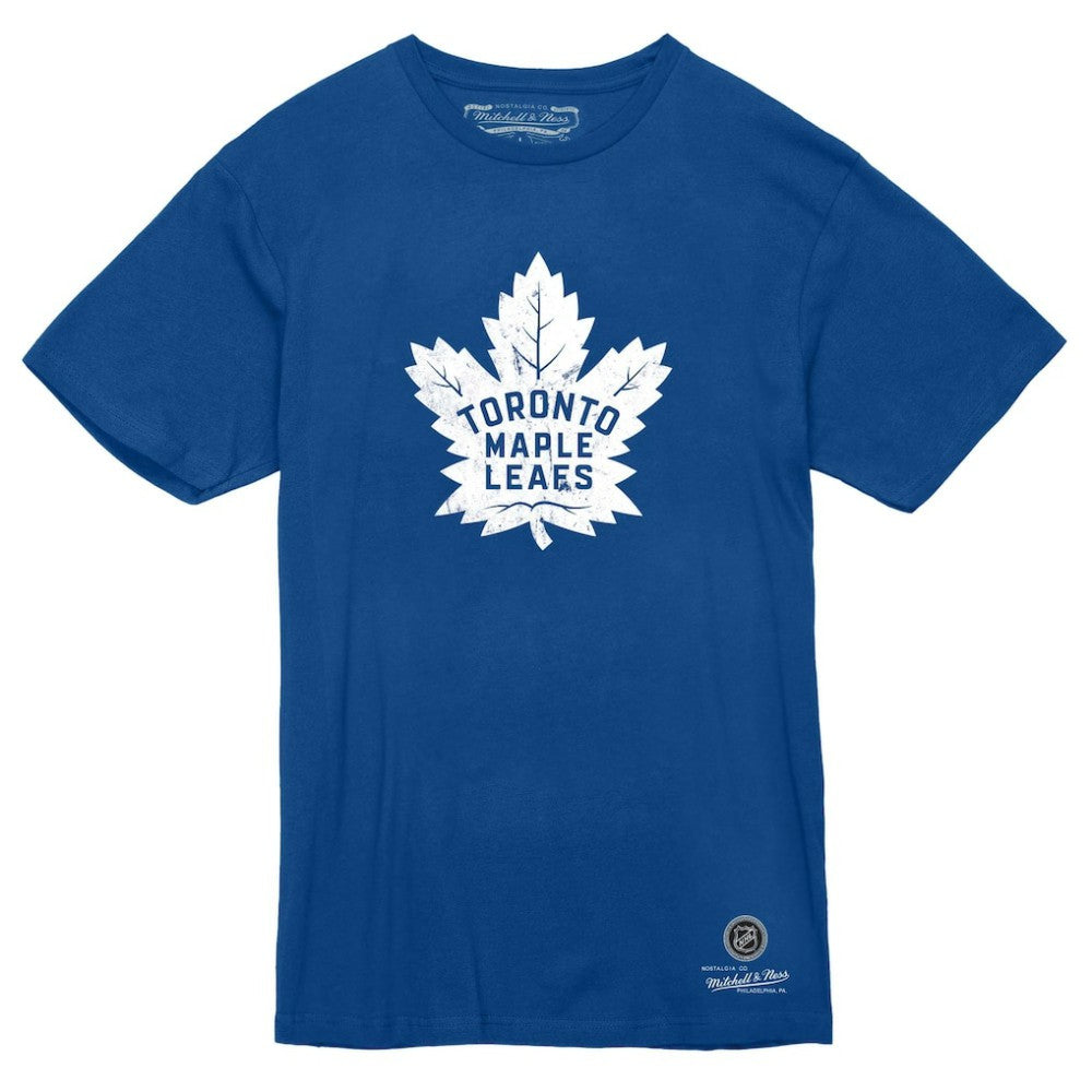 NHL Blue Toronto Maple Leafs Mitchell & Ness Heritage T-Shirt