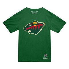 NHL Green Minnesota Wild Mitchell & Ness Heritage T-Shirt