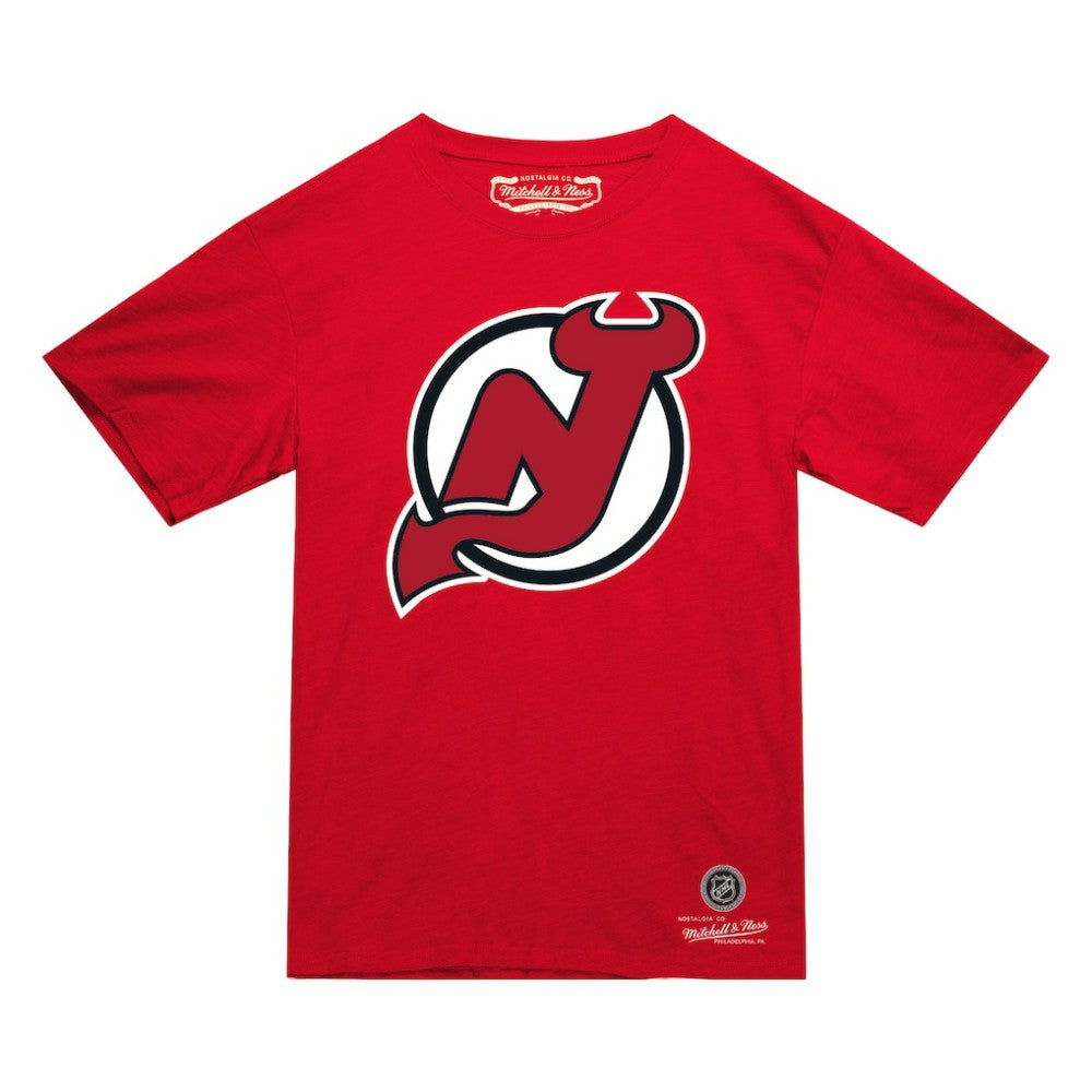 NHL Red New Jersey Devils Mitchell & Ness Heritage T-Shirt