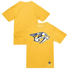 NHL Gold Nashville Predators Mitchell & Ness Heritage T-Shirt
