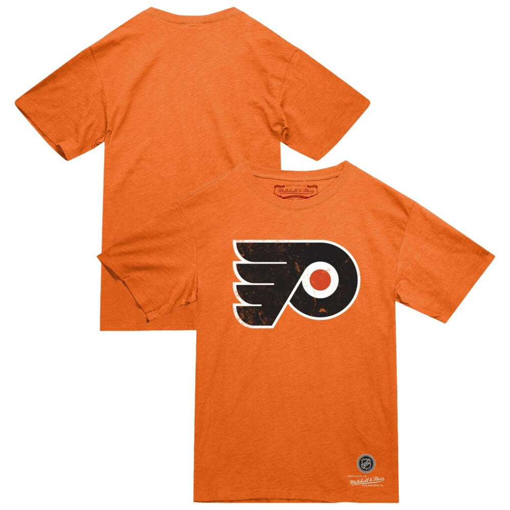 NHL Orange Philadelphia Flyers Mitchell & Ness Heritage T-Shirt