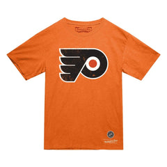 NHL Orange Philadelphia Flyers Mitchell & Ness Heritage T-Shirt
