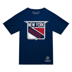 NHL Navy New York Rangers Mitchell & Ness Heritage T-Shirt