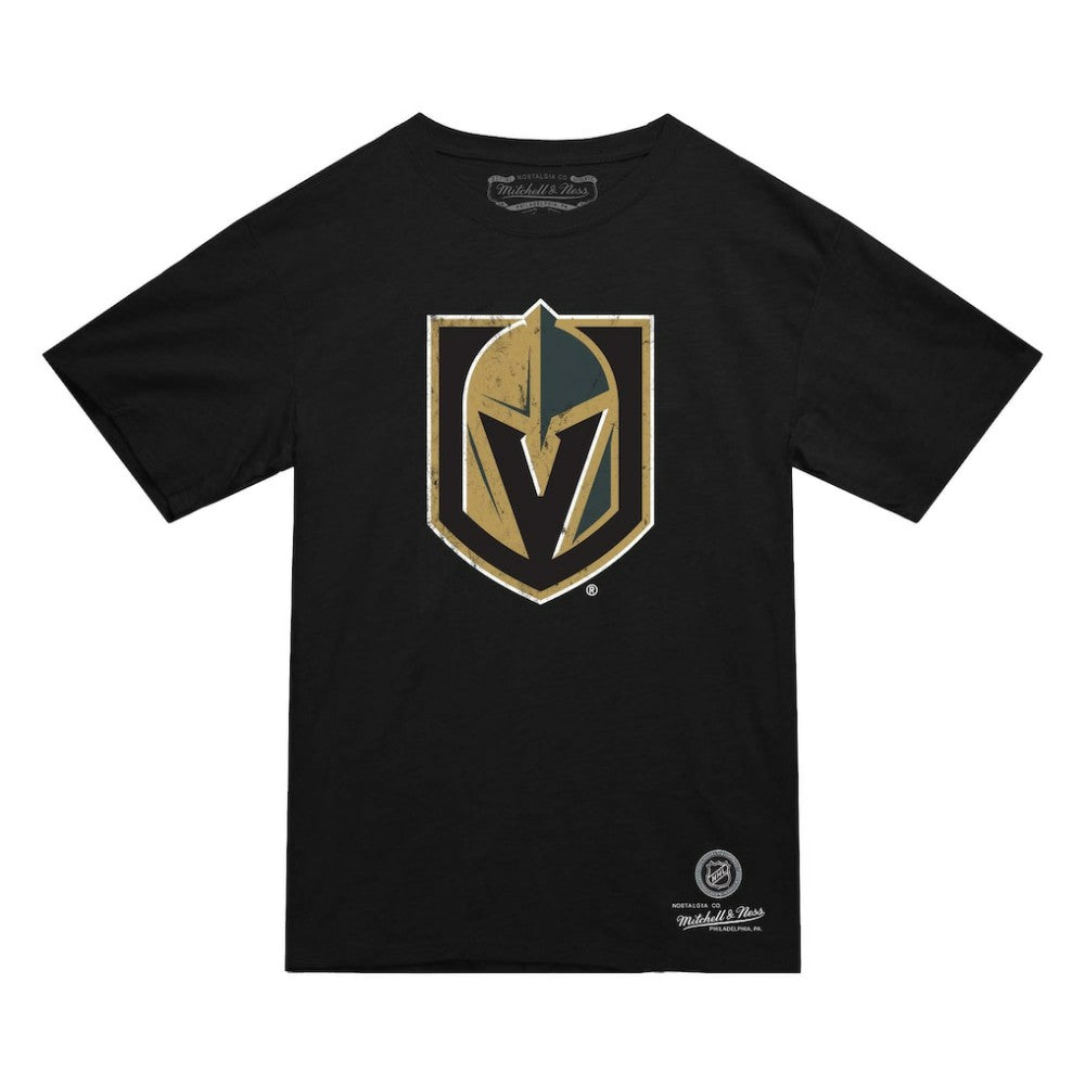 NHL Black Vegas Golden Knights Mitchell & Ness Heritage T-Shirt