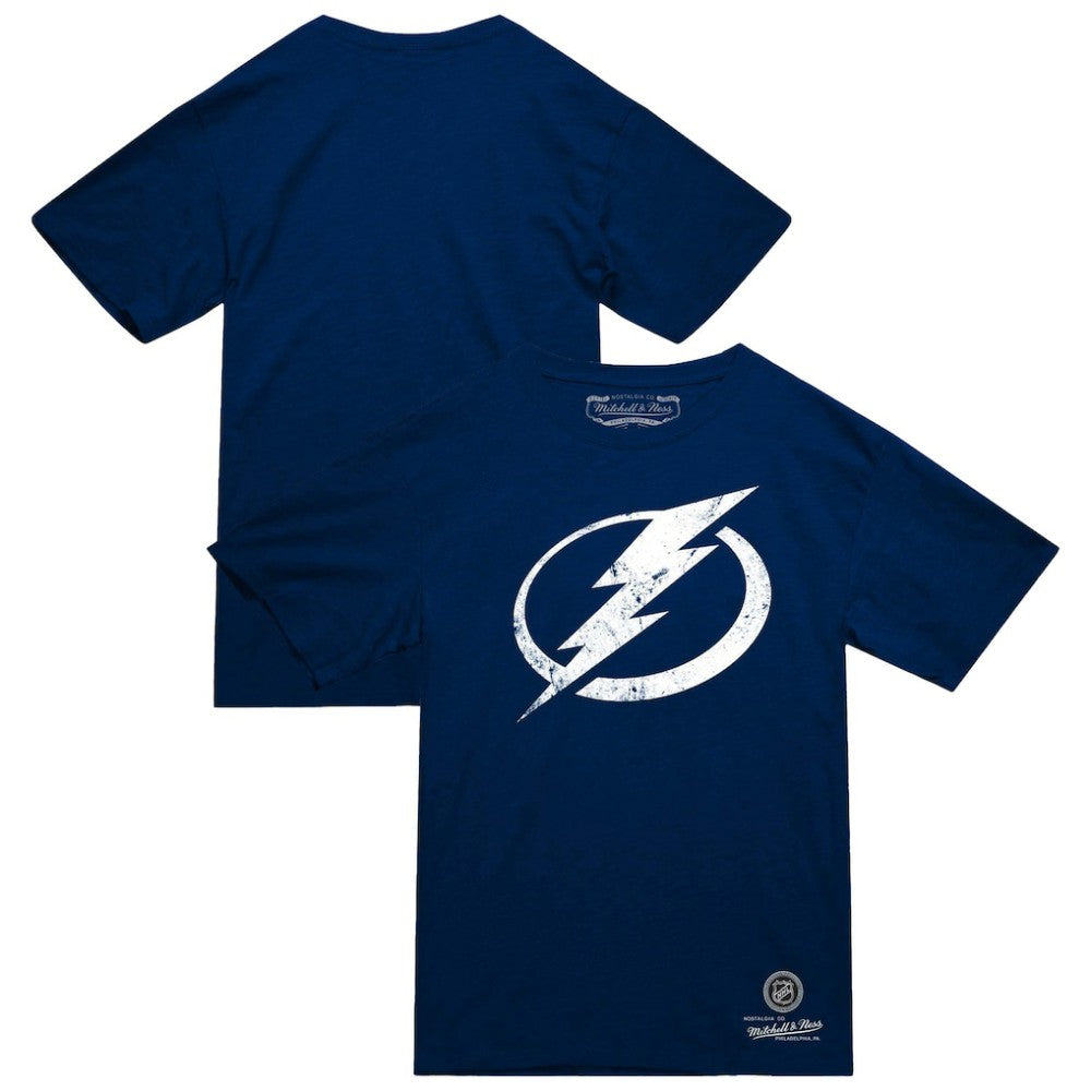 NHL Navy Tampa Bay Lightning Mitchell & Ness Heritage T-Shirt