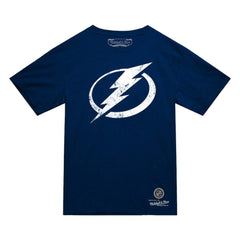 NHL Navy Tampa Bay Lightning Mitchell & Ness Heritage T-Shirt