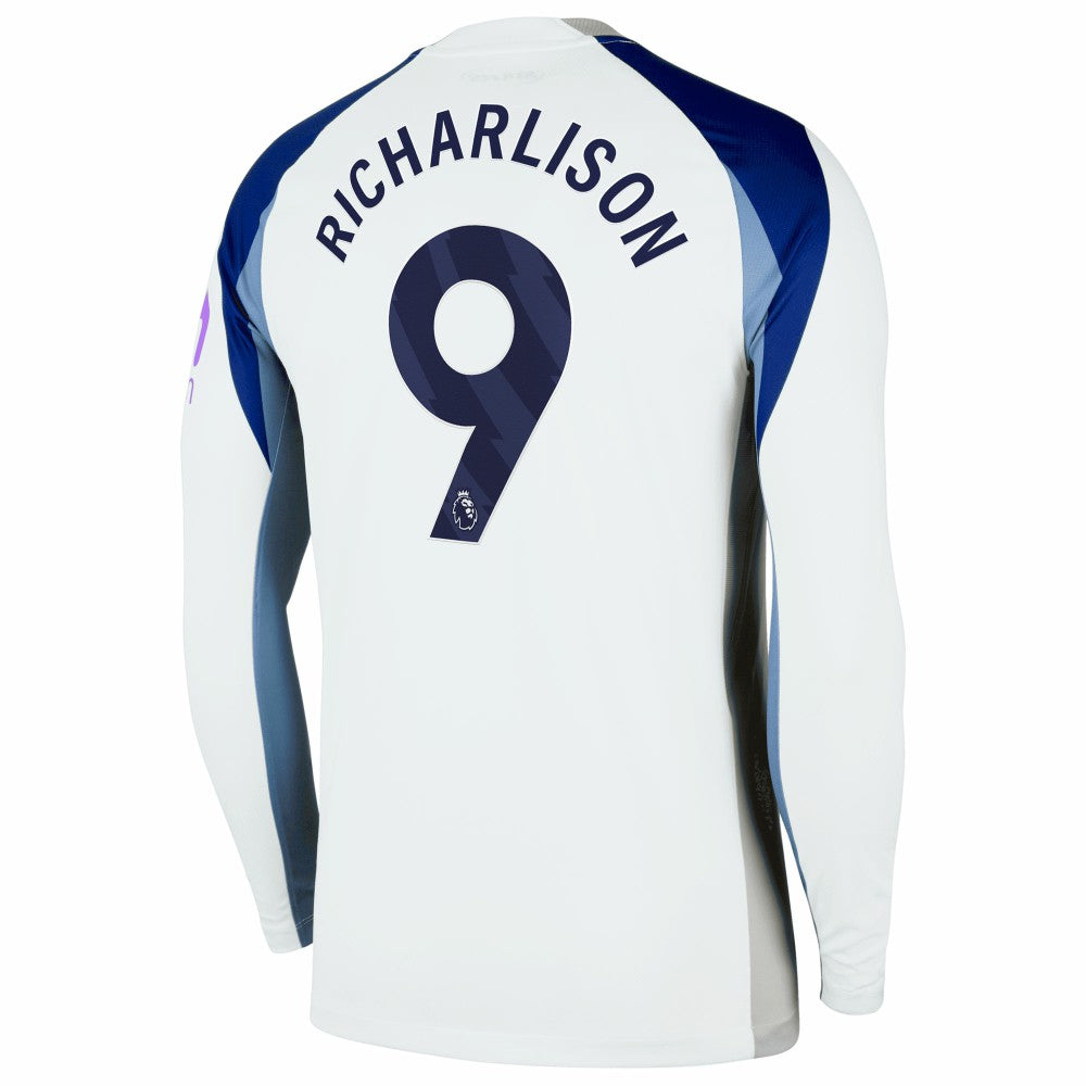 Richarlison Tottenham Hotspur 2025/26 Home Replica Long Sleeve Player Jersey - Nike White