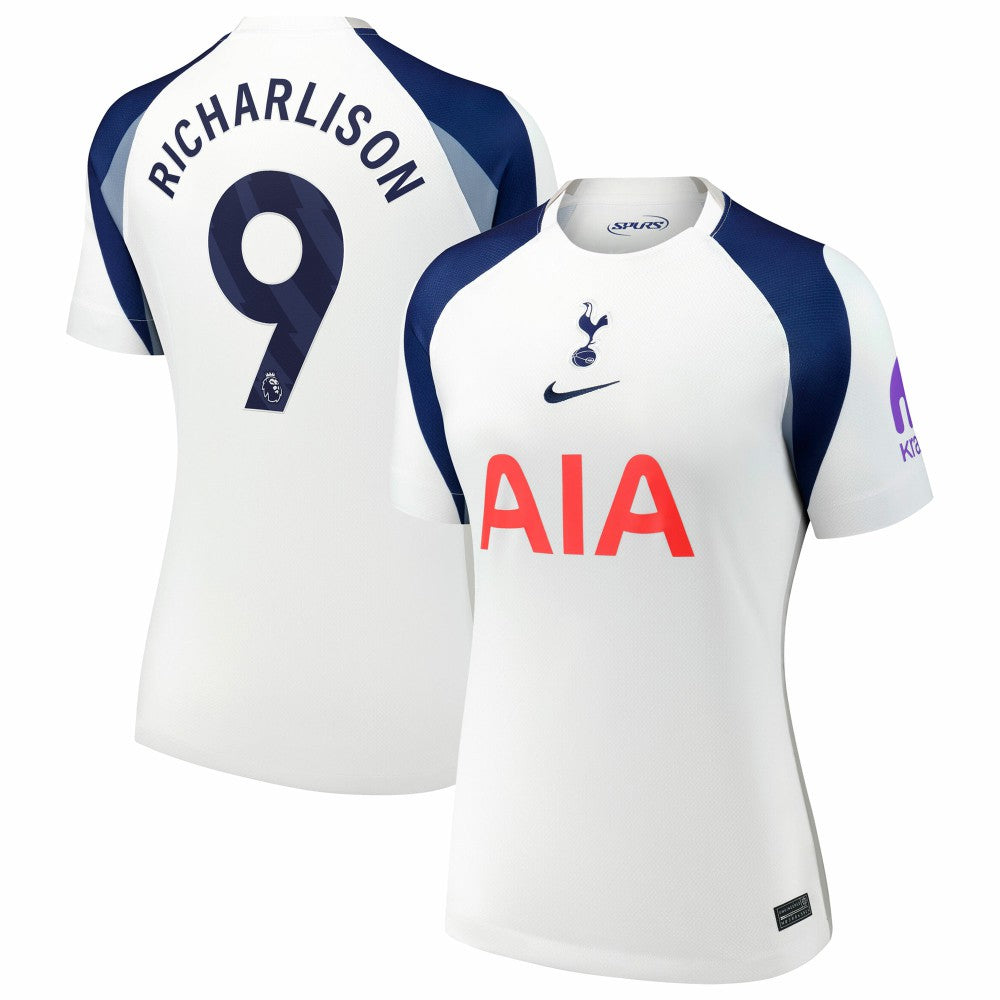 Richarlison Tottenham Hotspur Women's 2025/26 Home Replica Player Jersey - Nike White