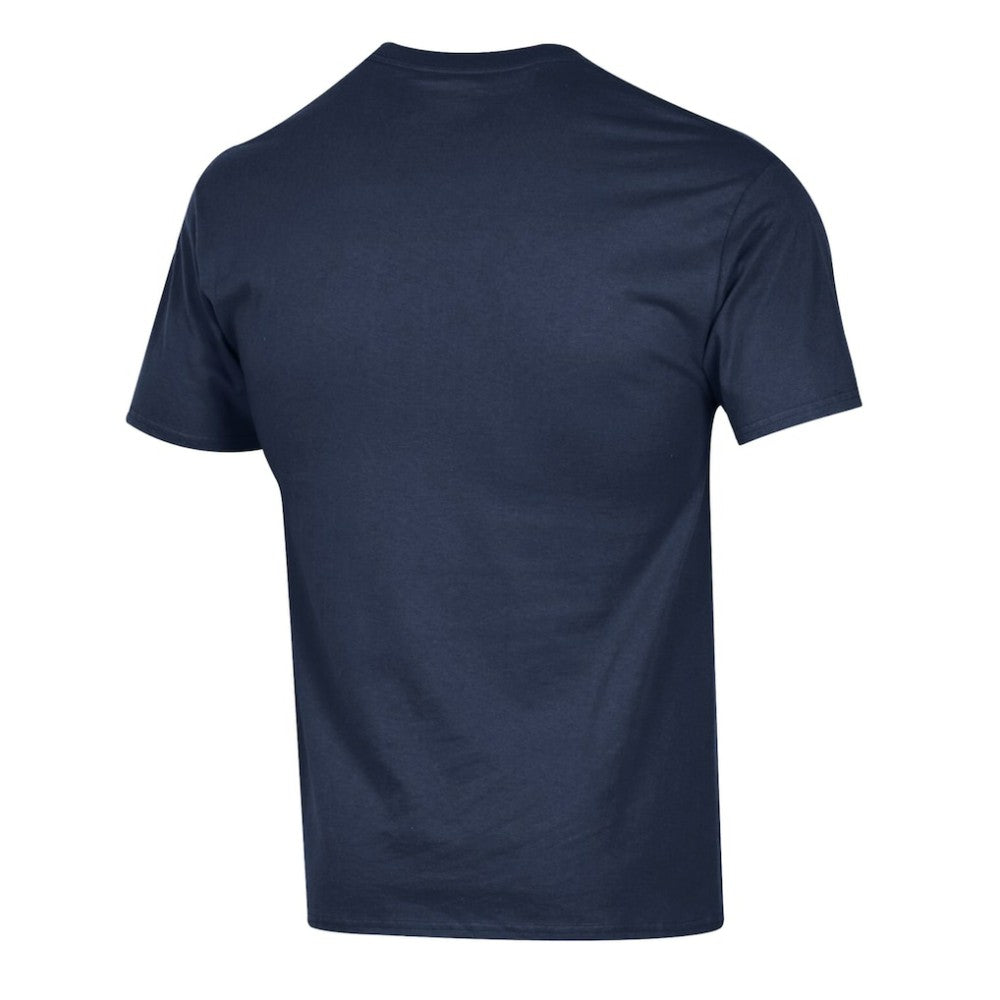 NHL Navy Columbus Blue Jackets Champion Helmet T-Shirt