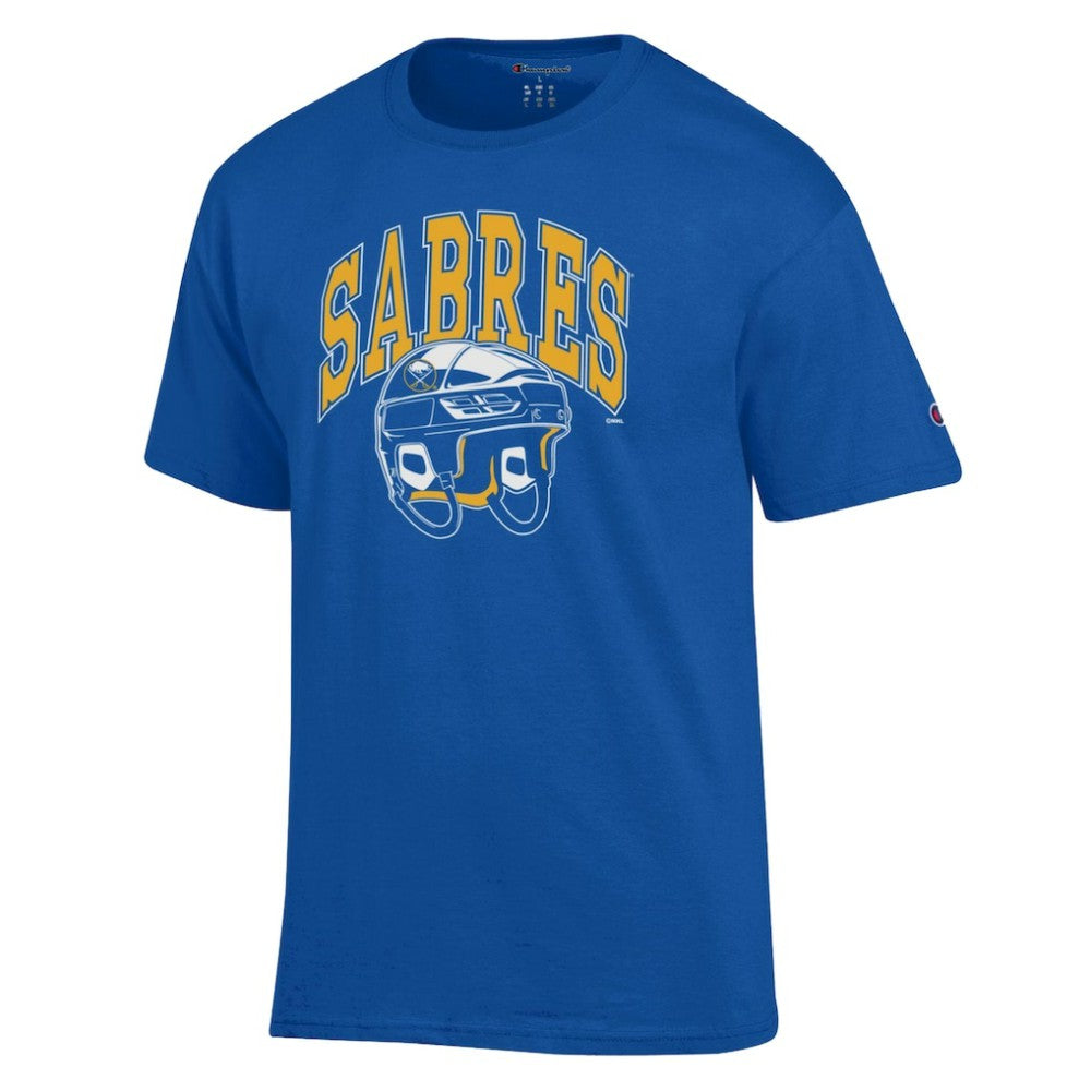 NHL Royal Buffalo Sabres Champion Helmet T-Shirt