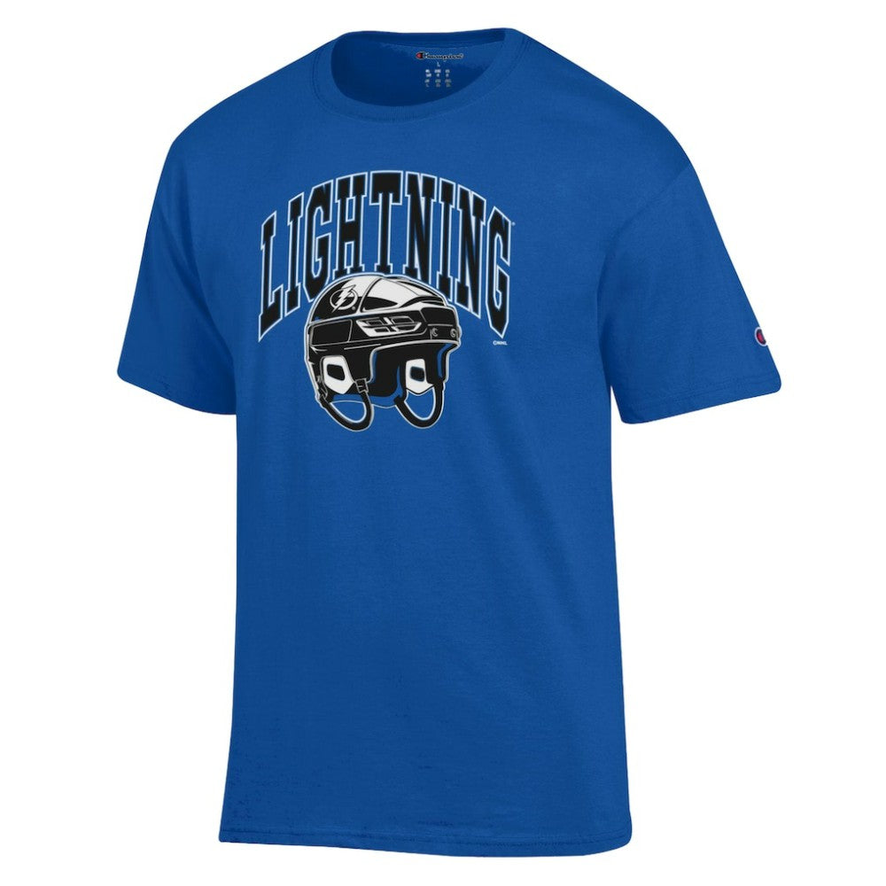 NHL Royal Tampa Bay Lightning Champion Helmet T-Shirt