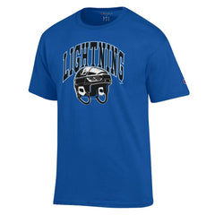 NHL Royal Tampa Bay Lightning Champion Helmet T-Shirt
