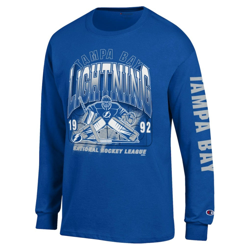 NHL Royal Tampa Bay Lightning Champion Long Sleeve Jersey T-Shirt