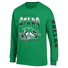 NHL Kelly Green Dallas Stars Champion Long Sleeve Jersey T-Shirt