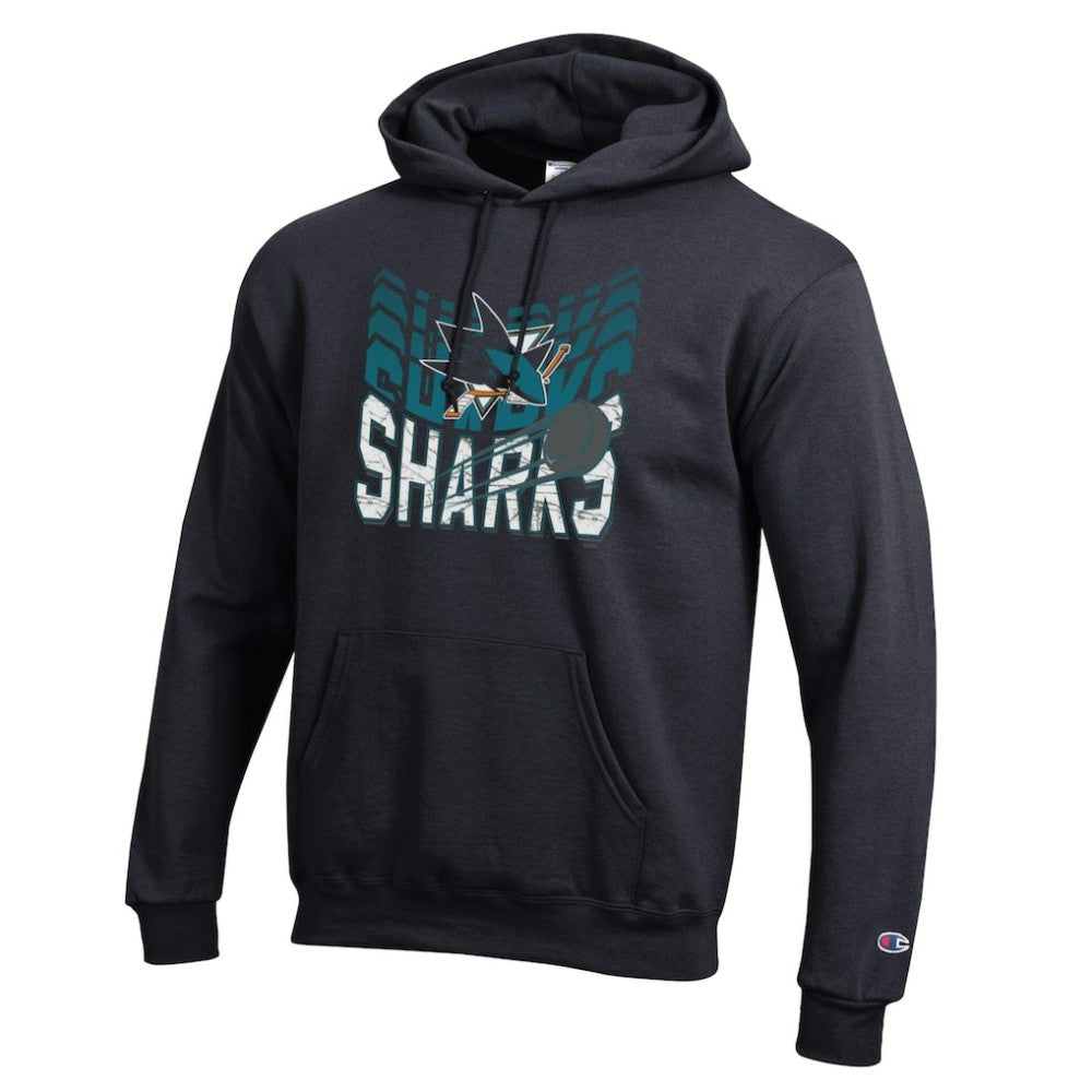 NHL Black San Jose Sharks Champion Powerblend Hoodie