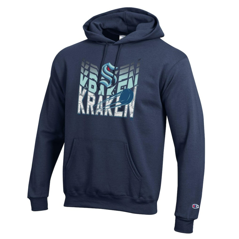 NHL Navy Seattle Kraken Champion Powerblend Hoodie