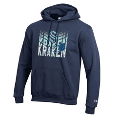 NHL Navy Seattle Kraken Champion Powerblend Hoodie