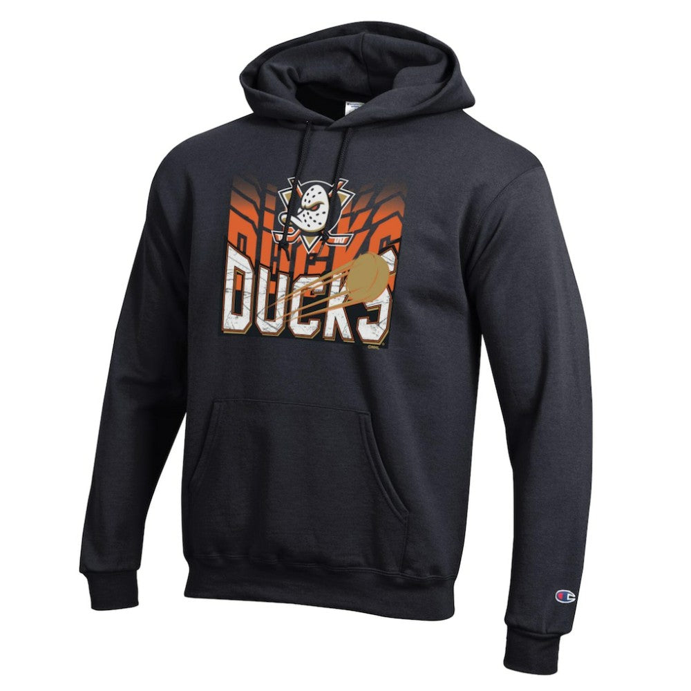 NHL Black Anaheim Ducks Champion Powerblend Hoodie