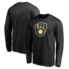 MLB Milwaukee Brewers Team Logo Long Sleeve T-Shirt