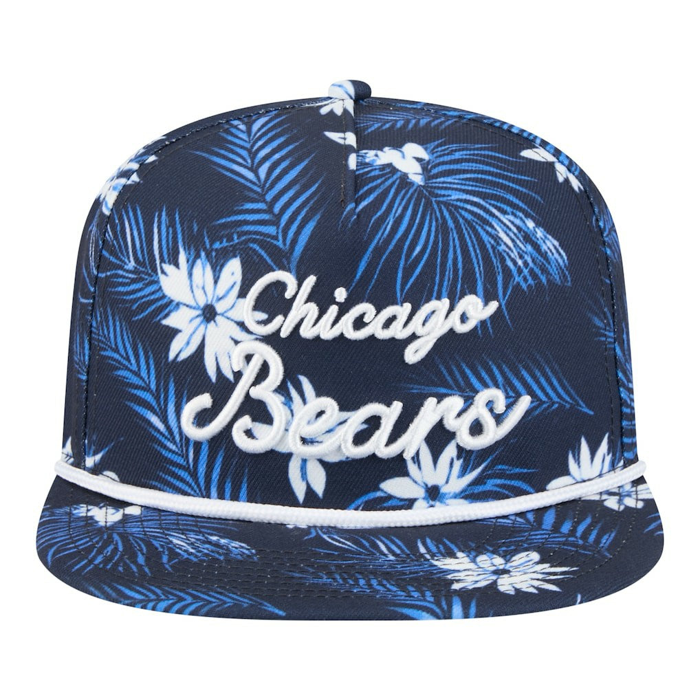 Palm Print A-Frame 9FIFTY Snapback Hat - Chicago Bears
