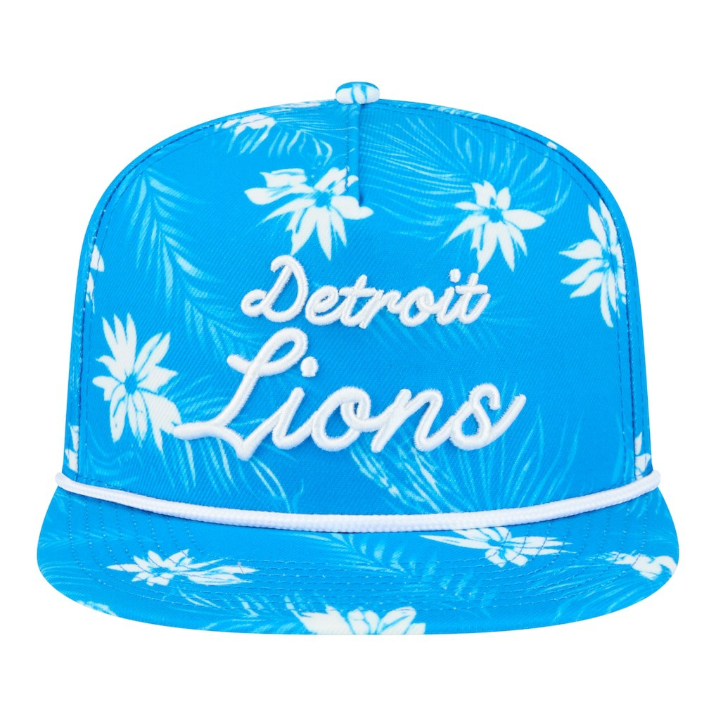 Palm Print A-Frame 9FIFTY Snapback Hat - Detroit Lions