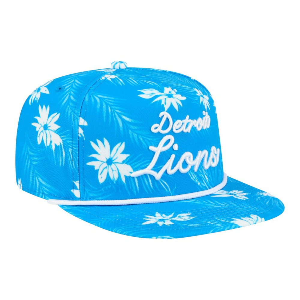 Palm Print A-Frame 9FIFTY Snapback Hat - Detroit Lions