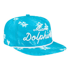 Palm Print A-Frame 9FIFTY Snapback Hat - Miami Dolphins