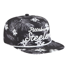 Palm Print A-Frame 9FIFTY Snapback Hat - Pittsburgh Steelers