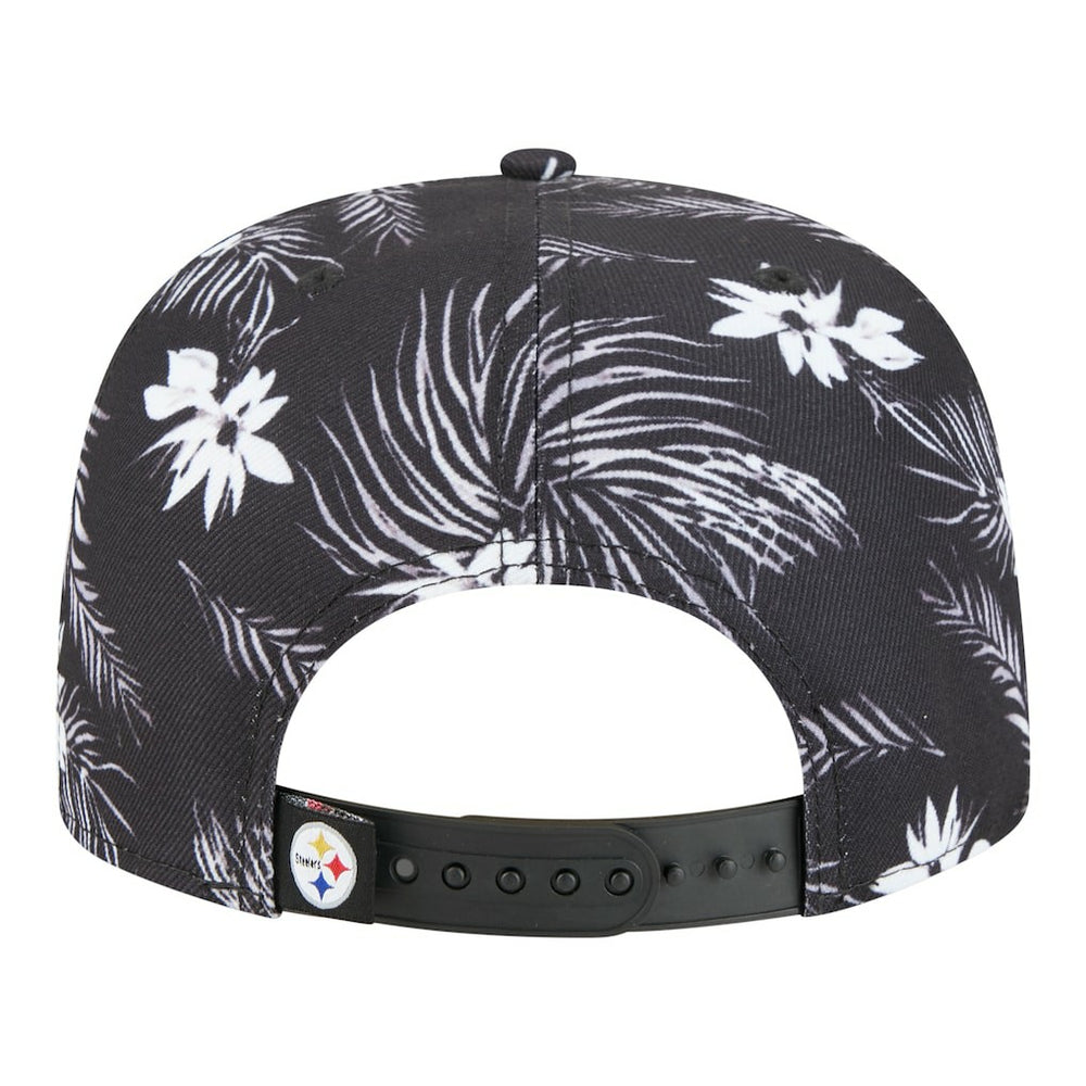 Palm Print A-Frame 9FIFTY Snapback Hat - Pittsburgh Steelers