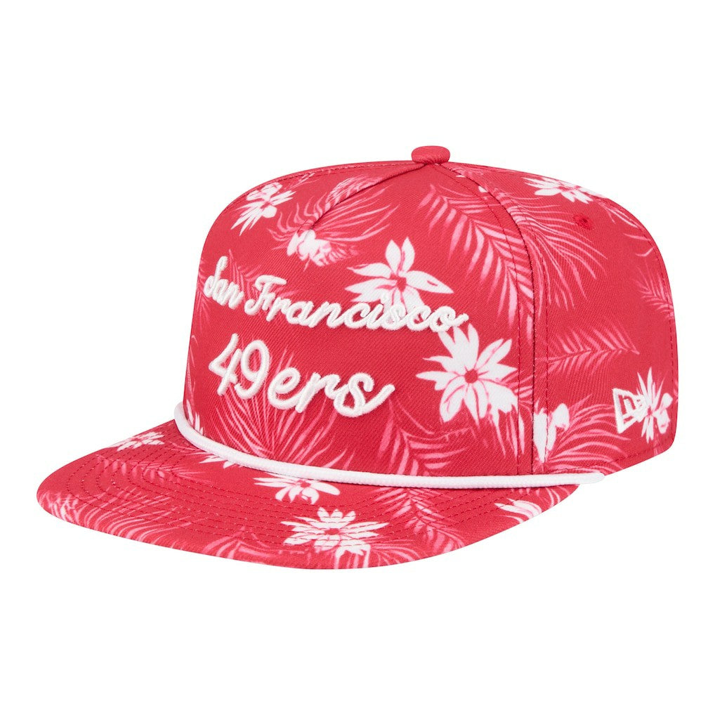 Palm Print A-Frame 9FIFTY Snapback Hat - San Francisco 49ers